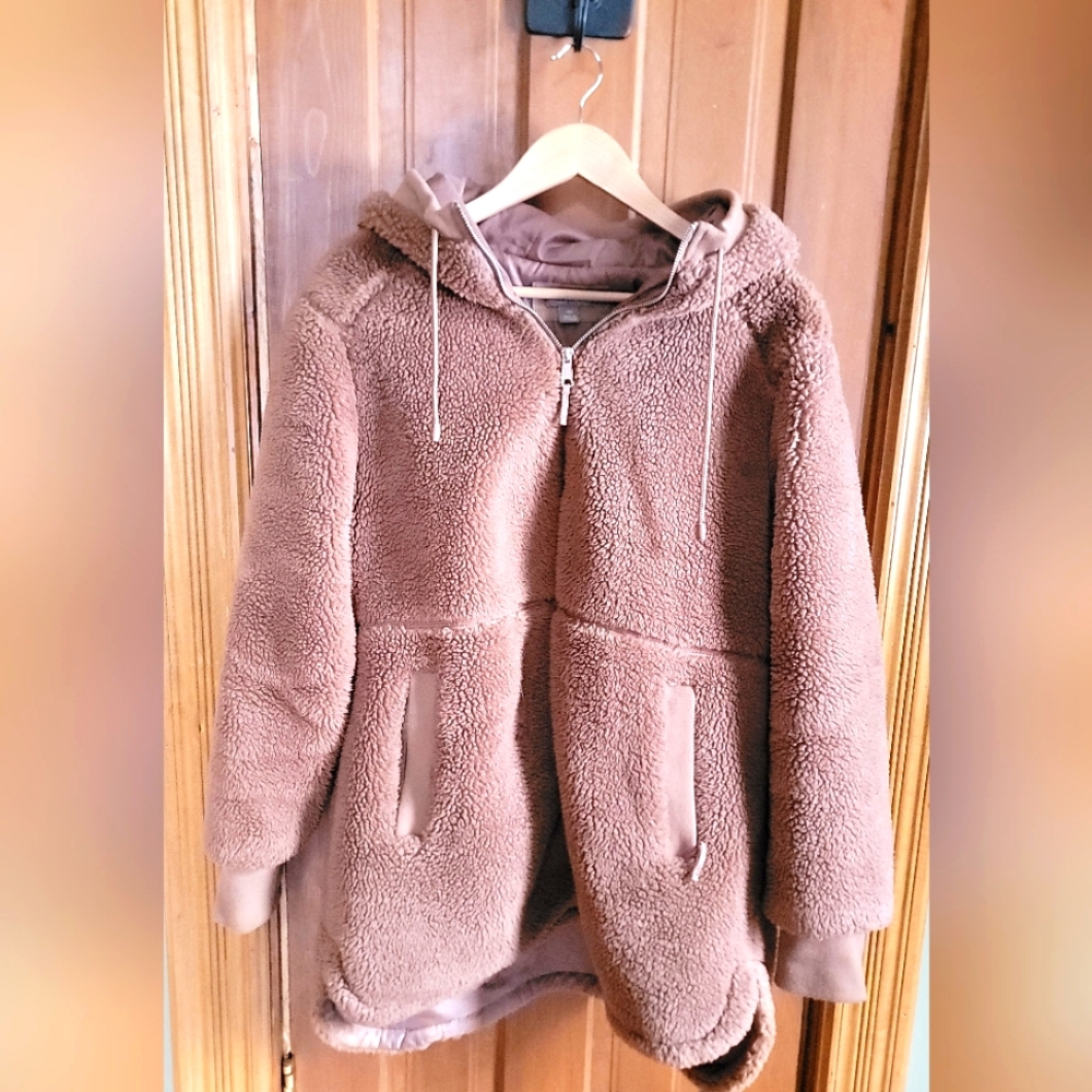 Sherpa Brown Coat Size XL Women's